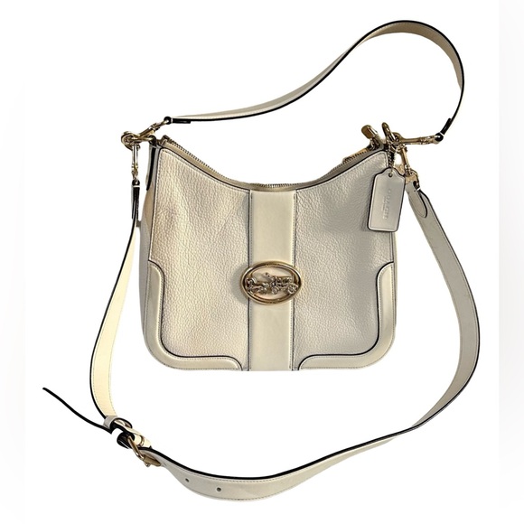 Coach C1534 Georgie Hobo In Chalk - Picture 1 of 16